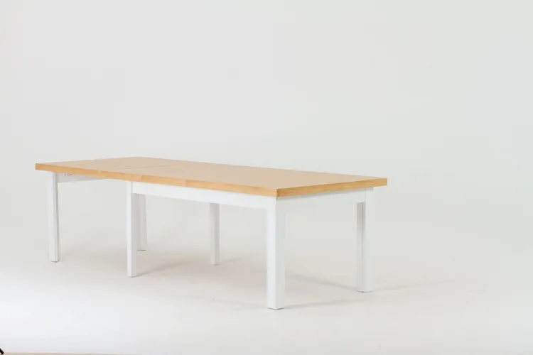 Wymiary/wkładki 200x100cm/2x50cm Wybarwienie Buk/Biały