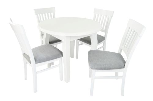 Wymiary: 90cm Wybarwienie: Biały Tapicerka: Kongo 729