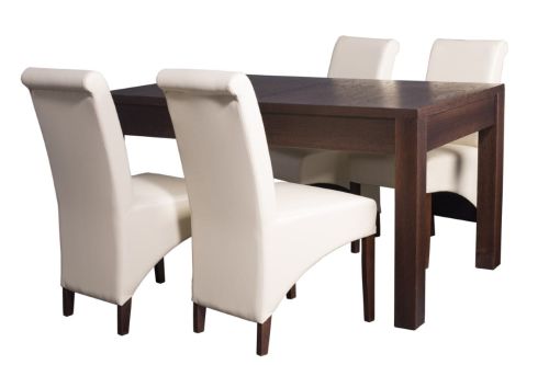 Wymiary: 140x90 Wybarwienie: Orzech Tapicerka: Eko-Soft 10