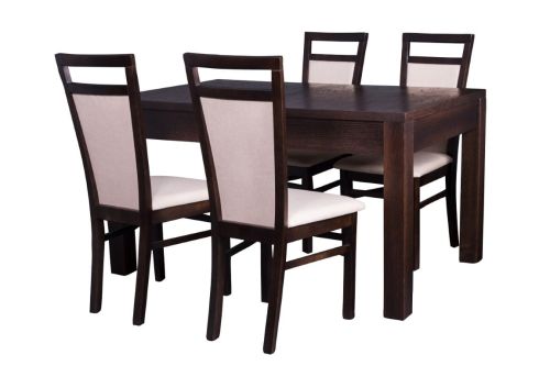 Wymiary: 140x90 Wybarwienie: Orzech Tapicerka: Tunis 2322
