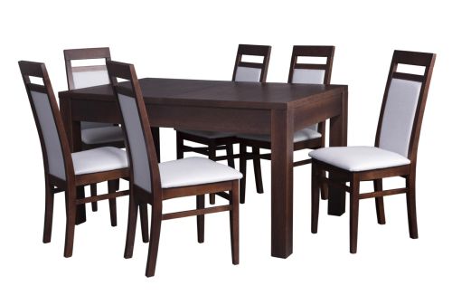 Wymiary: 140x90cm Wybarwienie: Orzech Tapicerka: Aston 16