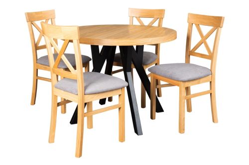 Wybarwienie: Buk/Czarny Tapicerka: Aston 16