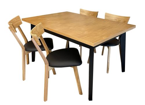 Wybarwienie: Buk/Czarny Tapicerka: Giovanni 4