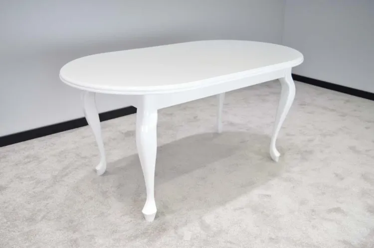 Wymiar: 160x90cm Wybarwienie: Biały Noga: Ludwik