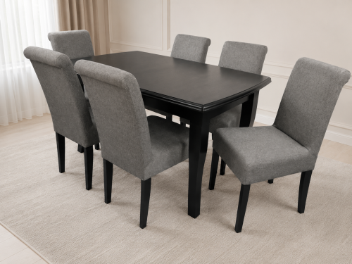Wymiary: 140x90cm Wybarwienie: Czarny Tapicerka: Casablanca 2315