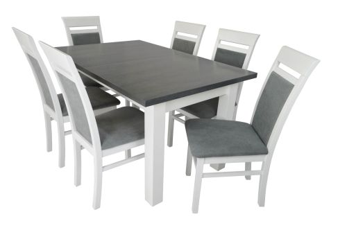 Wymiary: 140x90cm Wybarwienie: Popiel Biały Tapicerka: Aston16