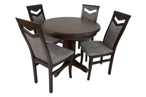 Wymiary: 90cm Wybarwienie: Orzech Tapicerka: Forever 65