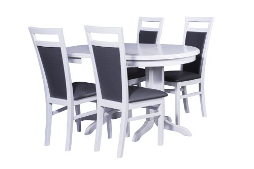 Wymiary/wkładki: 90cm/1x45 Wybarwienie: Biały Tapicerka: Eko-Caro 100