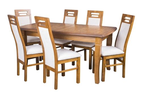 Wymiary: 160x90 Wybarwienie: Dąb Tapicerka: Casablanca 2301